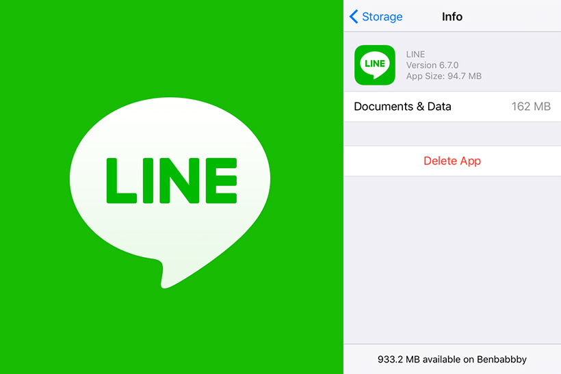 Search nearby people on Line